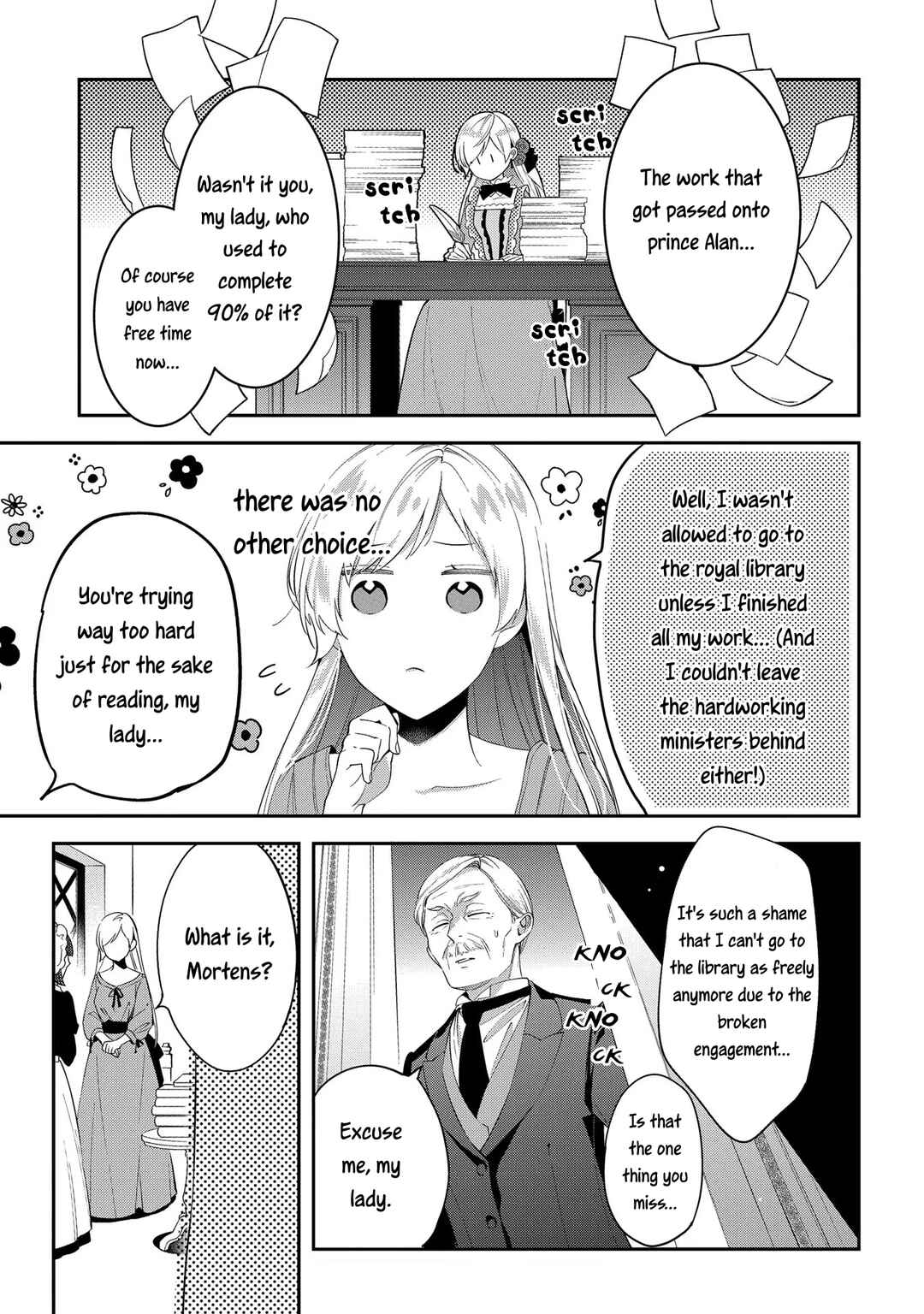 Page 3 Chapter 3 Outaishi ni Konyaku Haki Saretanode, Mou Baka no Furi wa Yameyou to Omoimasu