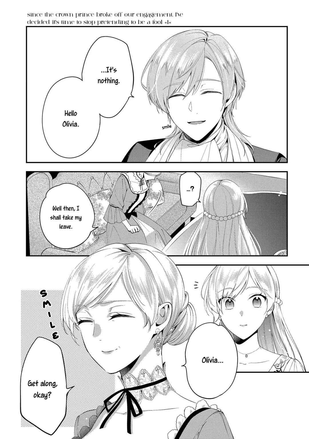 Page 7 Chapter 3 Outaishi ni Konyaku Haki Saretanode, Mou Baka no Furi wa Yameyou to Omoimasu