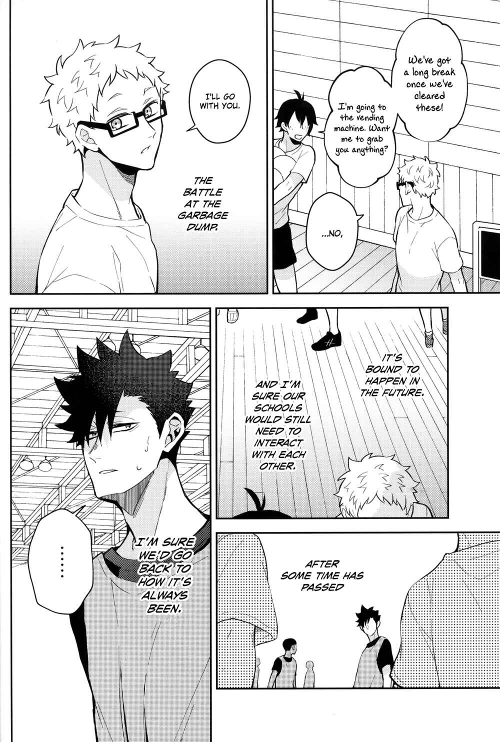 Page 19 Chapter Unknown_cdc7 Haikyu!! - Kami no Mizo Shiru (Doujinshi)