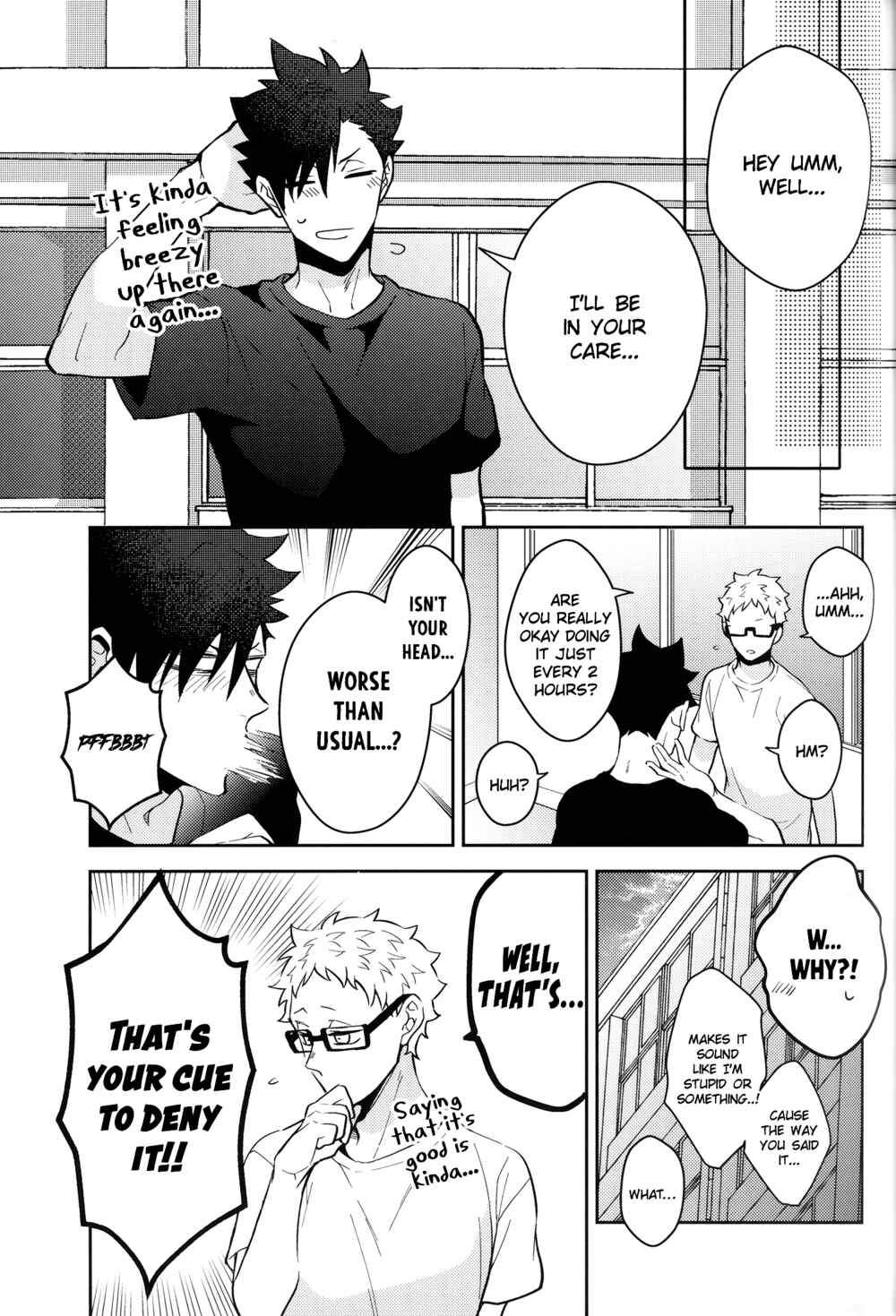 Page 20 Chapter Unknown_cdc7 Haikyu!! - Kami no Mizo Shiru (Doujinshi)