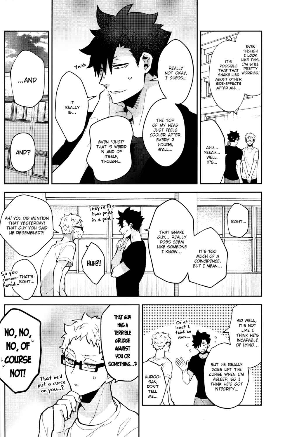 Page 21 Chapter Unknown_cdc7 Haikyu!! - Kami no Mizo Shiru (Doujinshi)