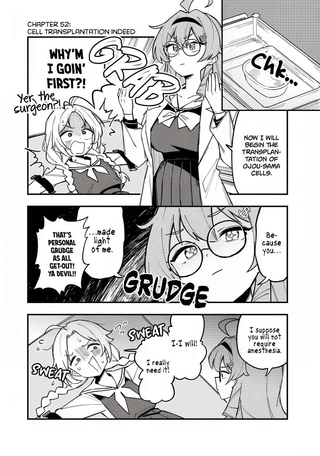 Page 1 Chapter 52 Bakushin Ojou-sama Dou!