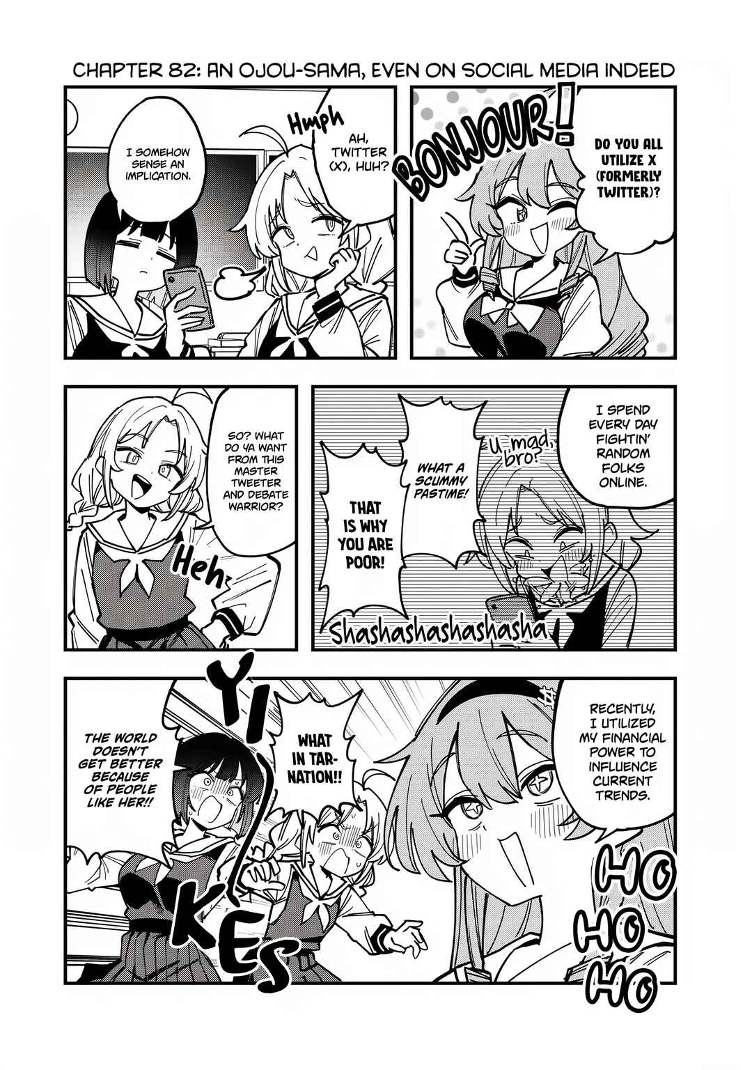 Page 1 Chapter 82 Bakushin Ojou-sama Dou!