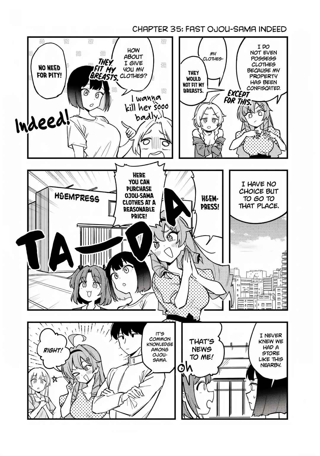 Page 1 Chapter 35 Bakushin Ojou-sama Dou!