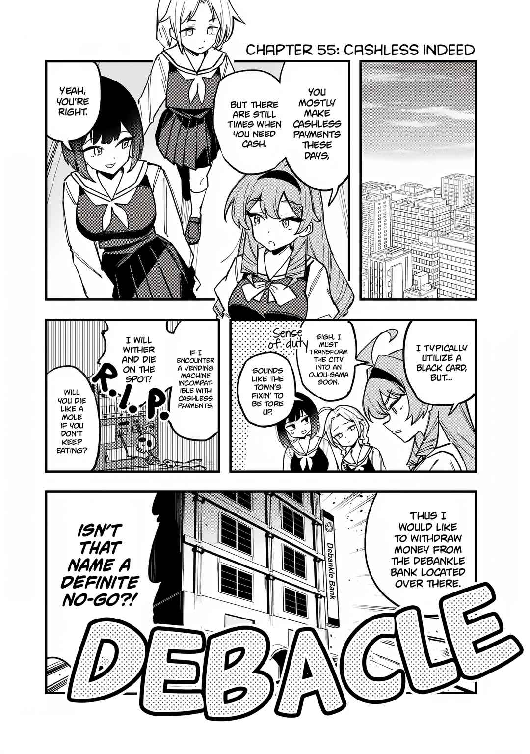 Page 1 Chapter 55 Bakushin Ojou-sama Dou!