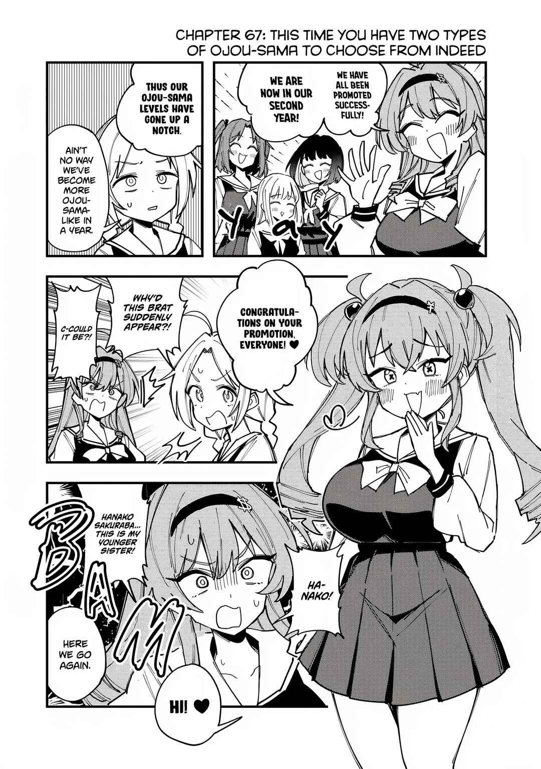 Page 1 Chapter 67 Bakushin Ojou-sama Dou!