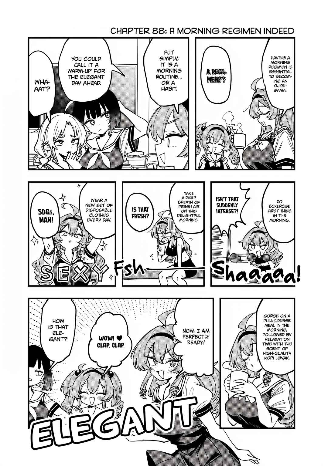 Page 1 Chapter 88 Bakushin Ojou-sama Dou!