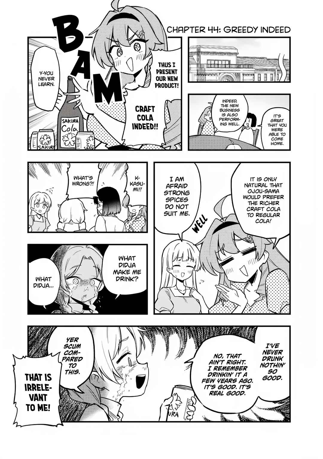 Page 1 Chapter 44 Bakushin Ojou-sama Dou!