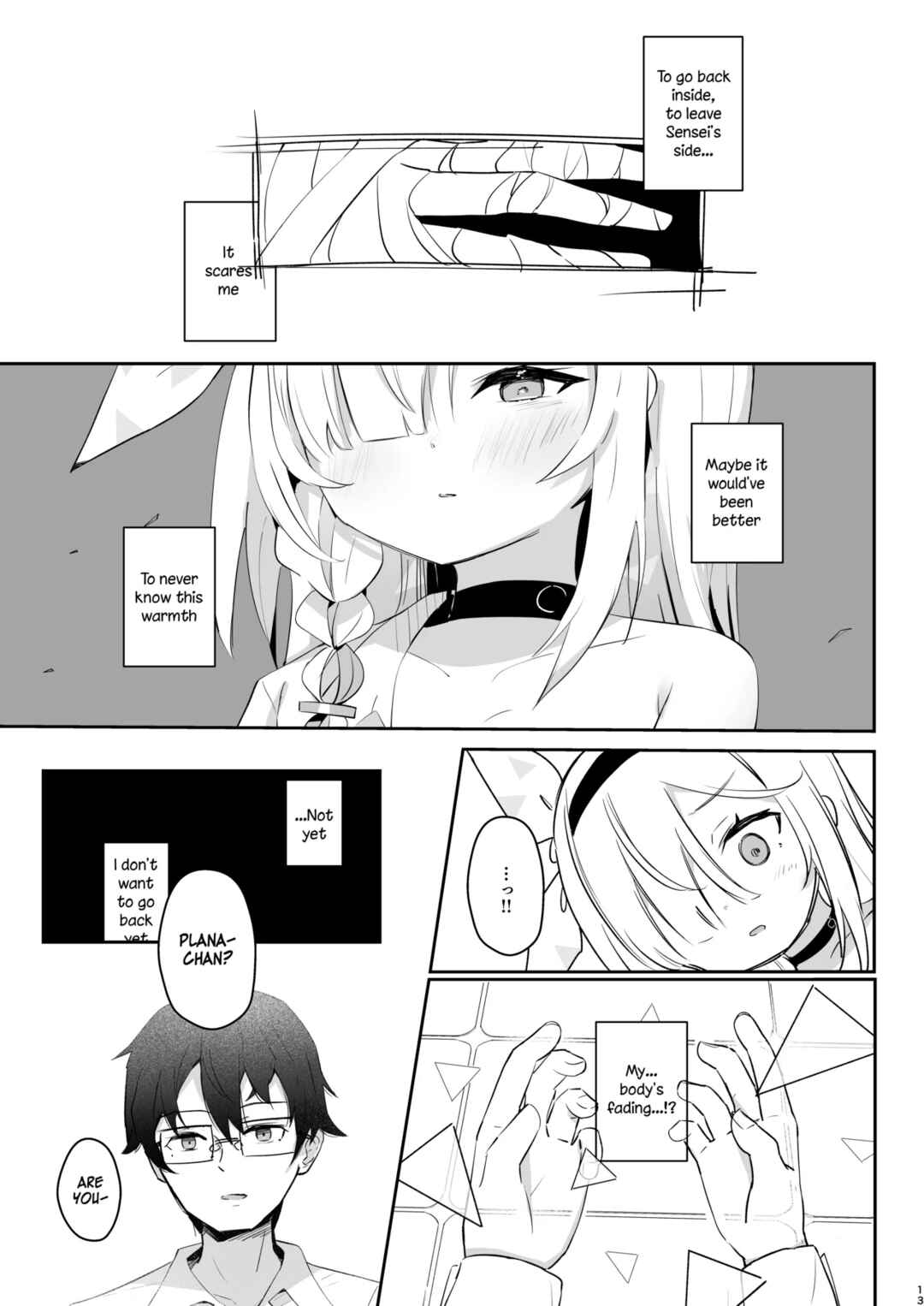 Page 12 Chapter Unknown_9134 Blue Archive - Kono Atatakasa o Shitte Shimatta. (Doujinshi)