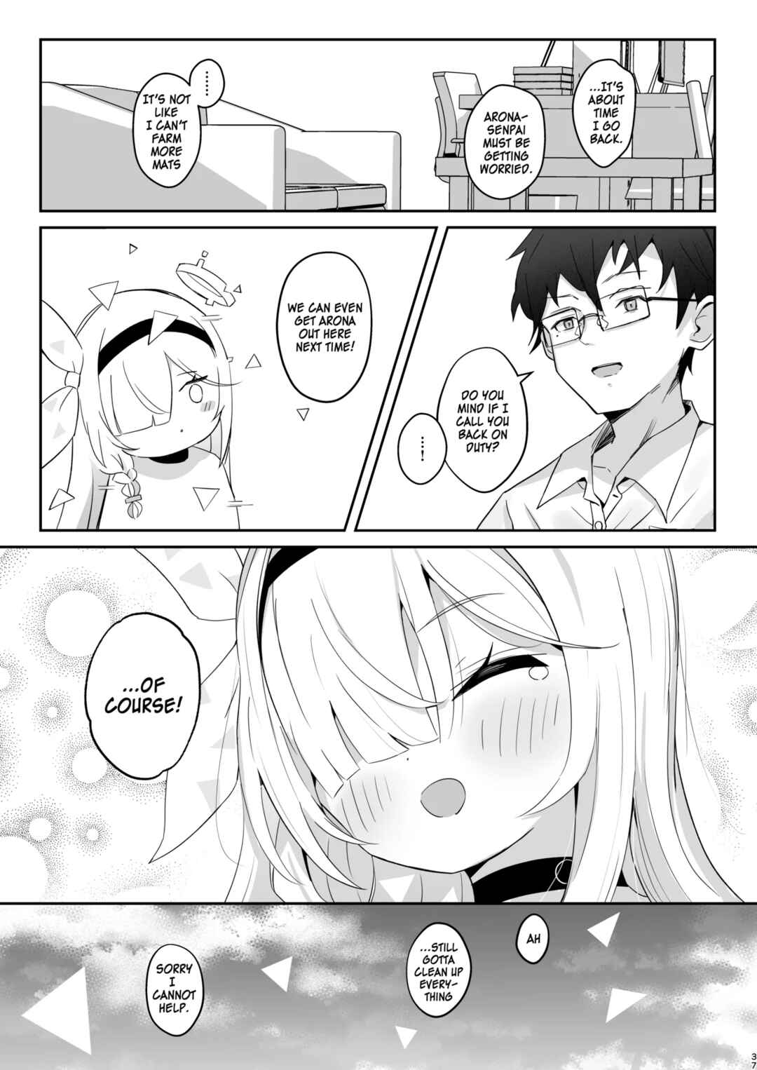 Page 36 Chapter Unknown_9134 Blue Archive - Kono Atatakasa o Shitte Shimatta. (Doujinshi)