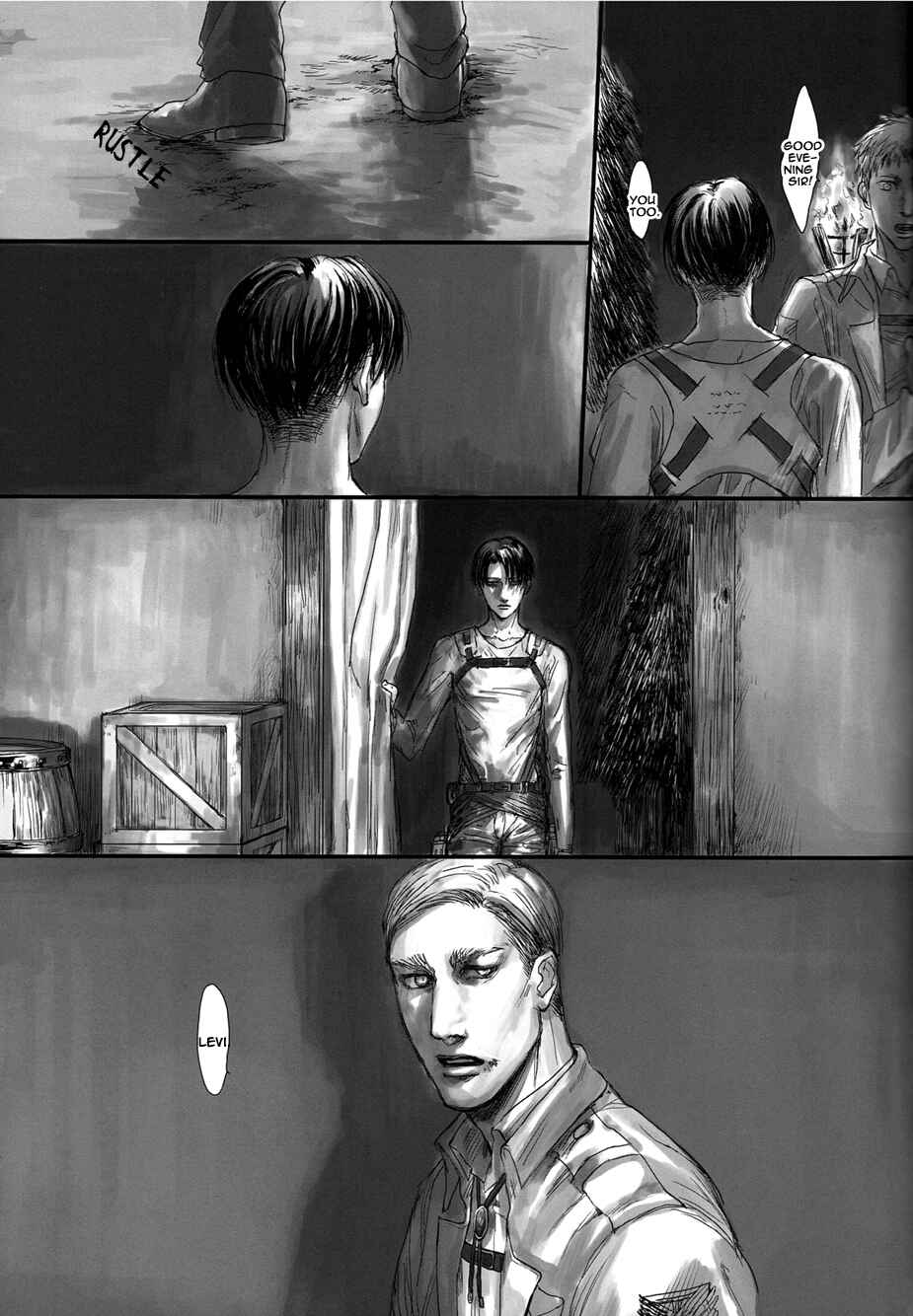 Page 4 Chapter Unknown_3e36 Shingeki no Kyojin - Last Night (Doujinshi)