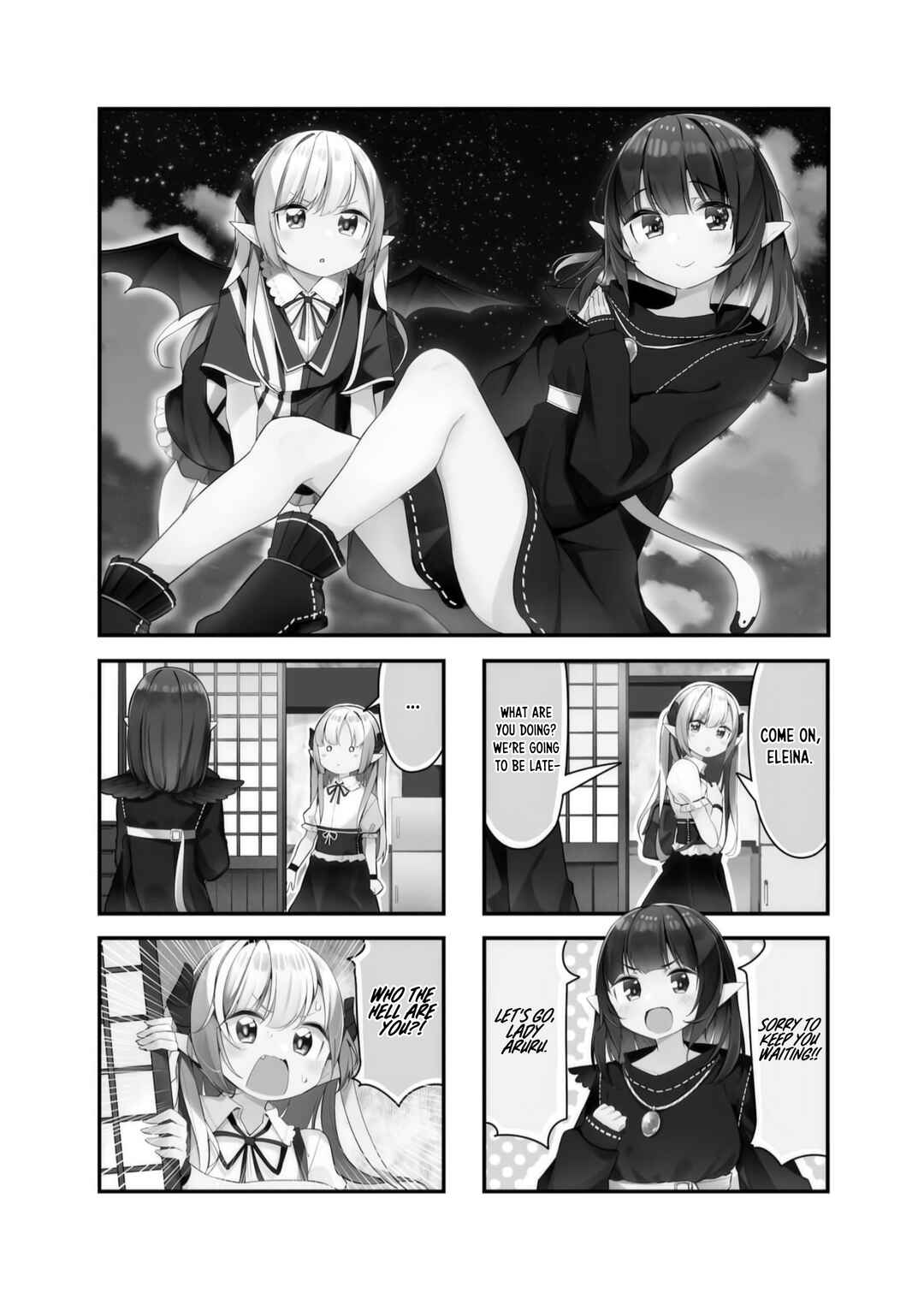 Page 1 Chapter 4 Konbini Yakin no Akuma-chan