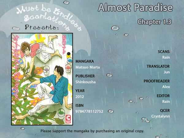Page 1 Chapter 3 Almost Paradise