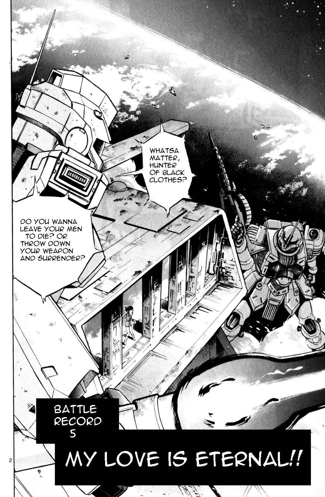 Page 2 Chapter 5 Mobile Suit Gundam - Hunter of Black Clothes