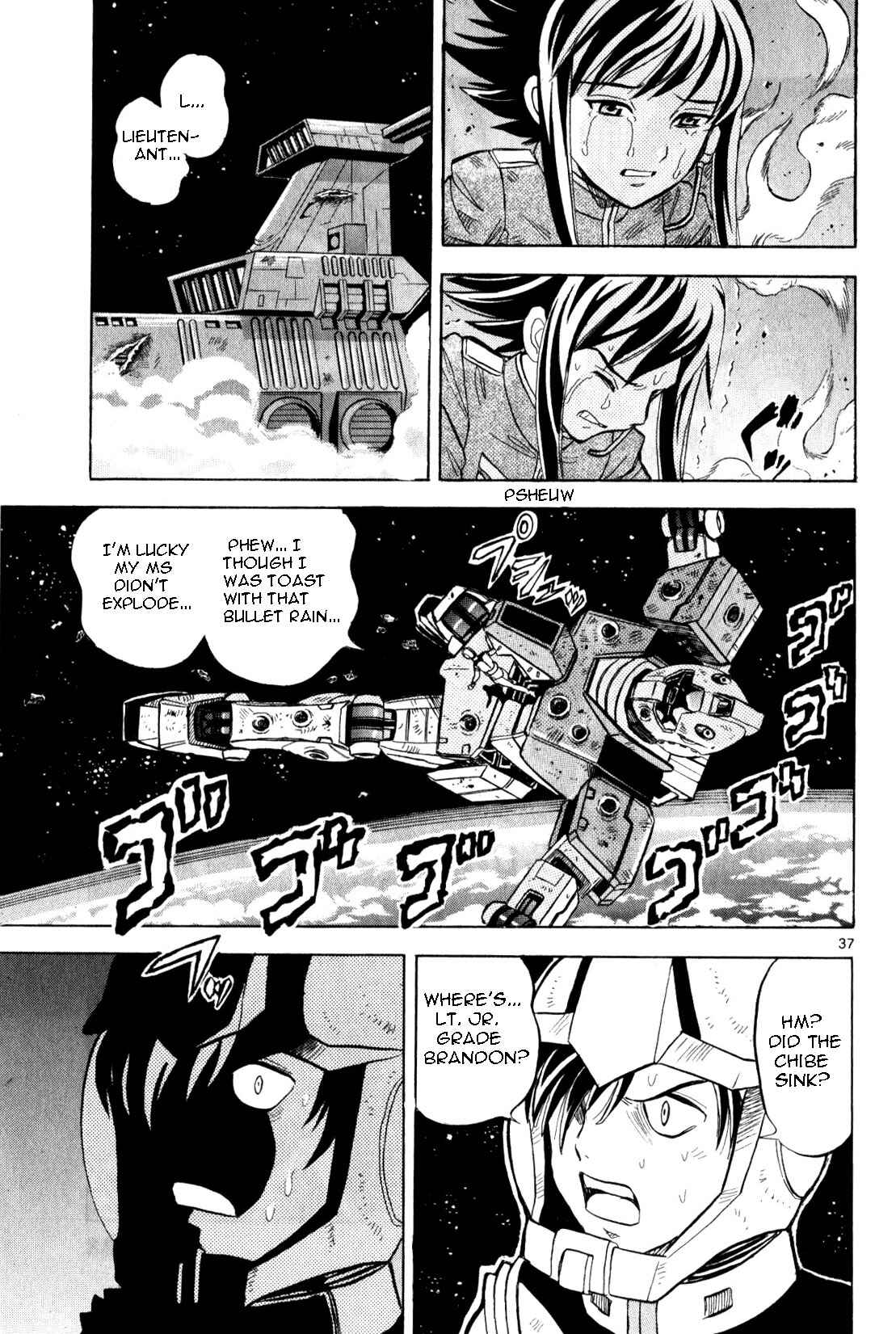 Page 35 Chapter 4 Mobile Suit Gundam - Hunter of Black Clothes