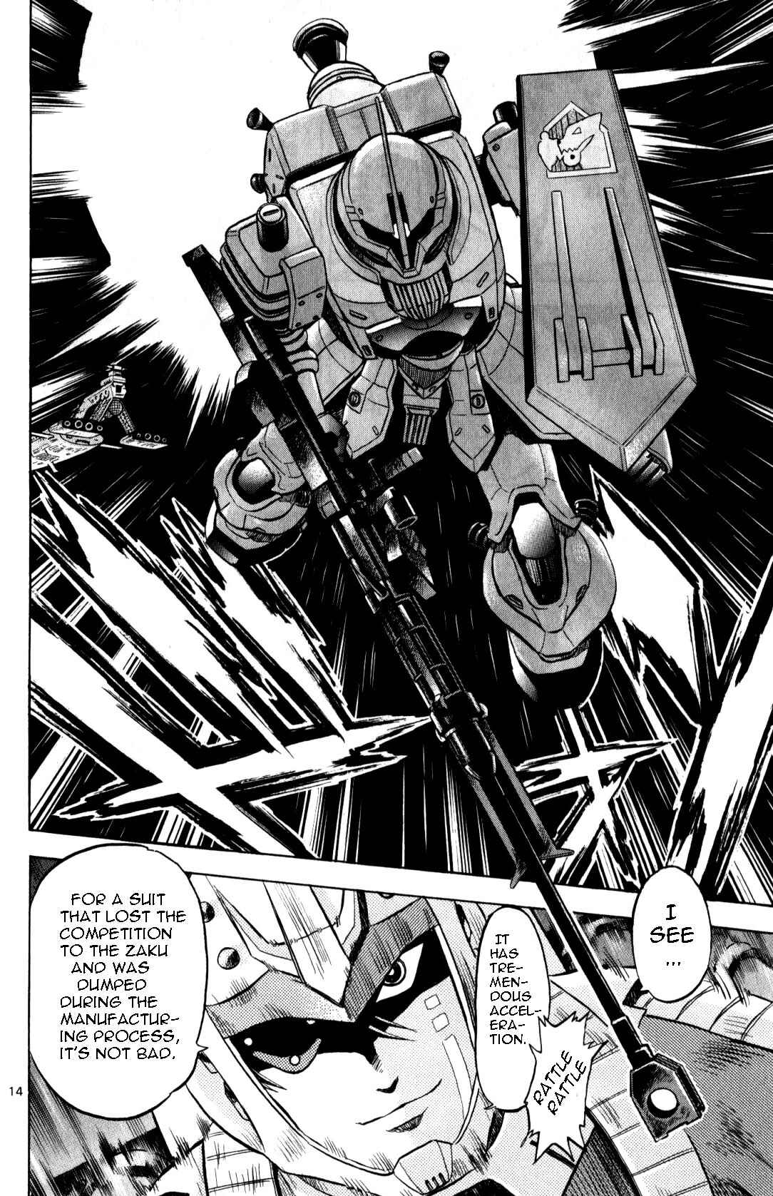 Page 14 Chapter 2 Mobile Suit Gundam - Hunter of Black Clothes