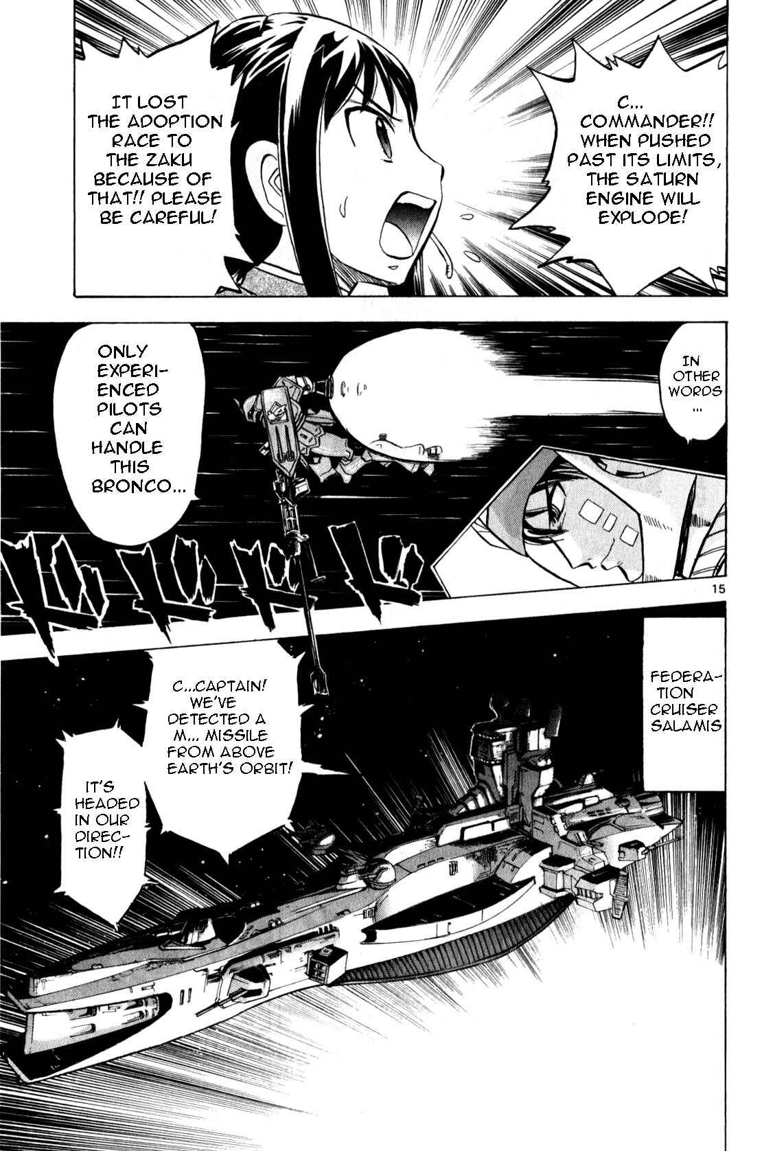 Page 15 Chapter 2 Mobile Suit Gundam - Hunter of Black Clothes