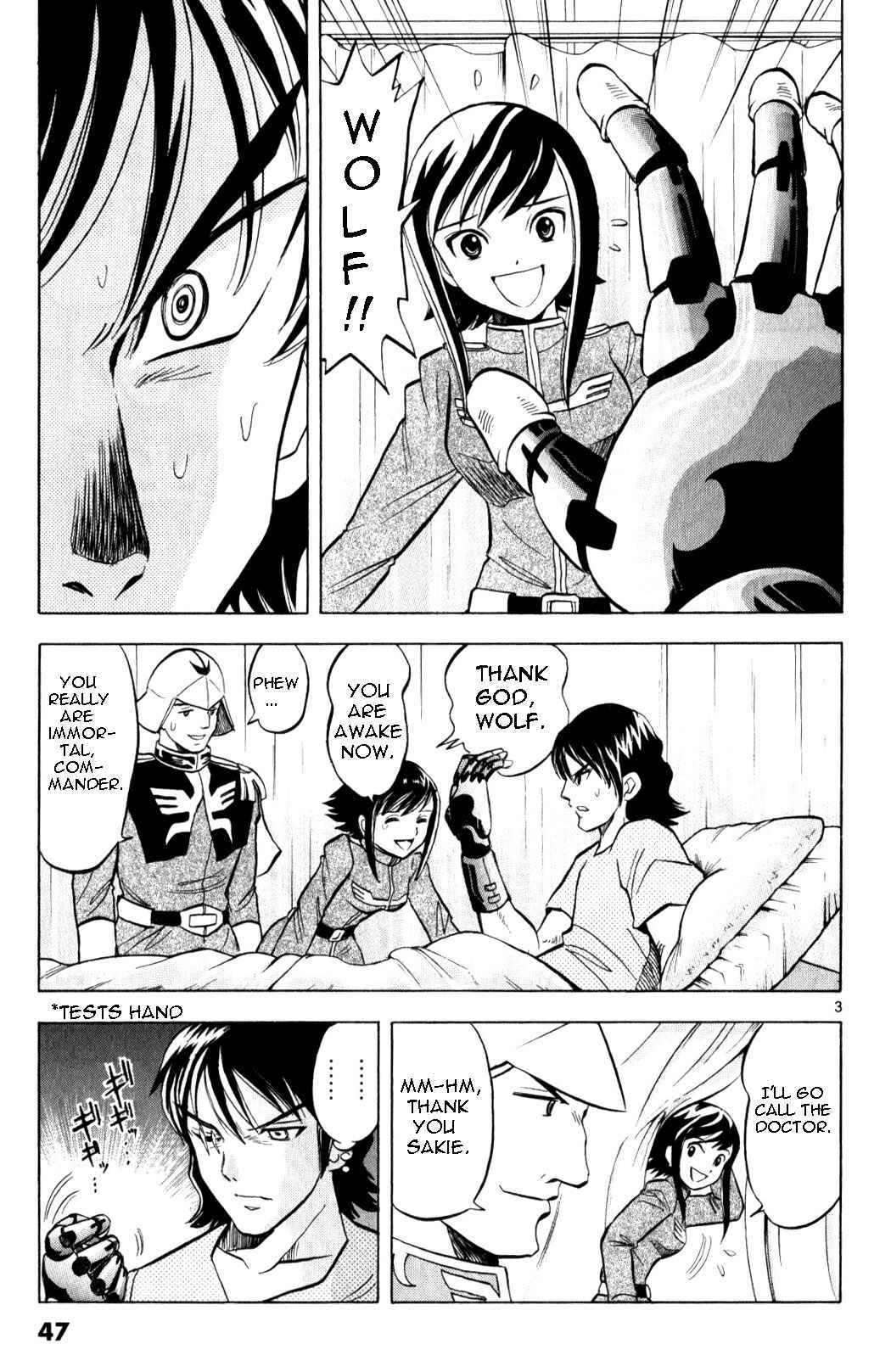 Page 3 Chapter 2 Mobile Suit Gundam - Hunter of Black Clothes