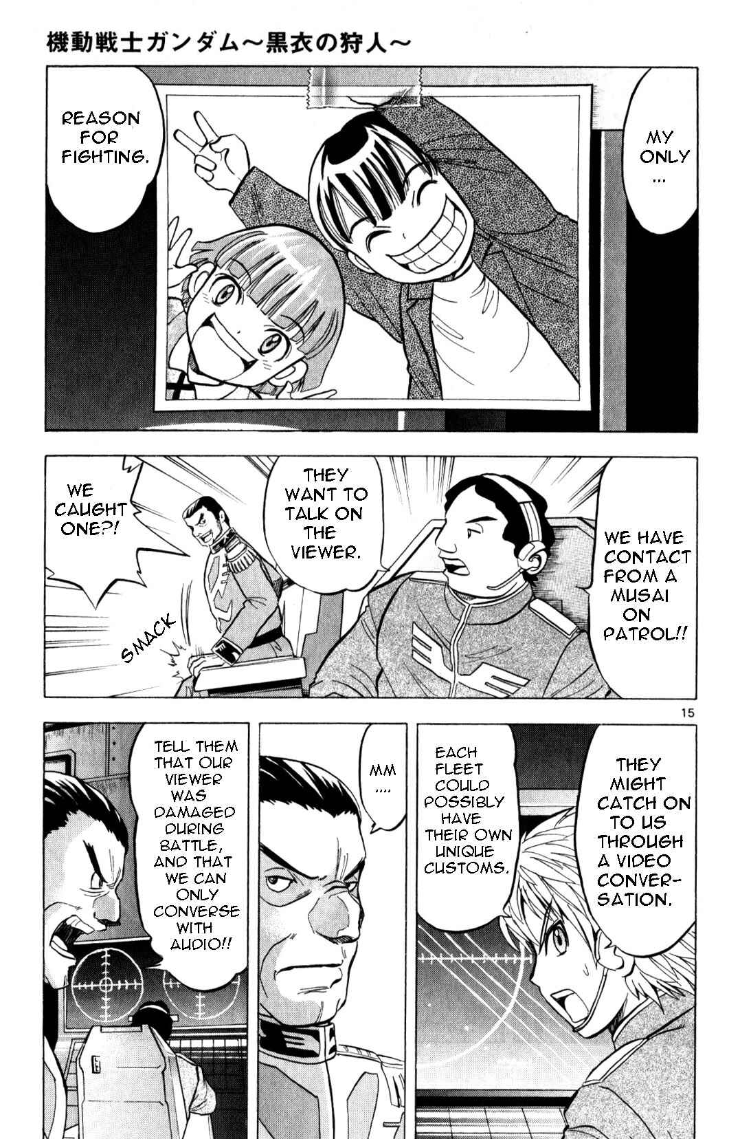 Page 15 Chapter 3 Mobile Suit Gundam - Hunter of Black Clothes