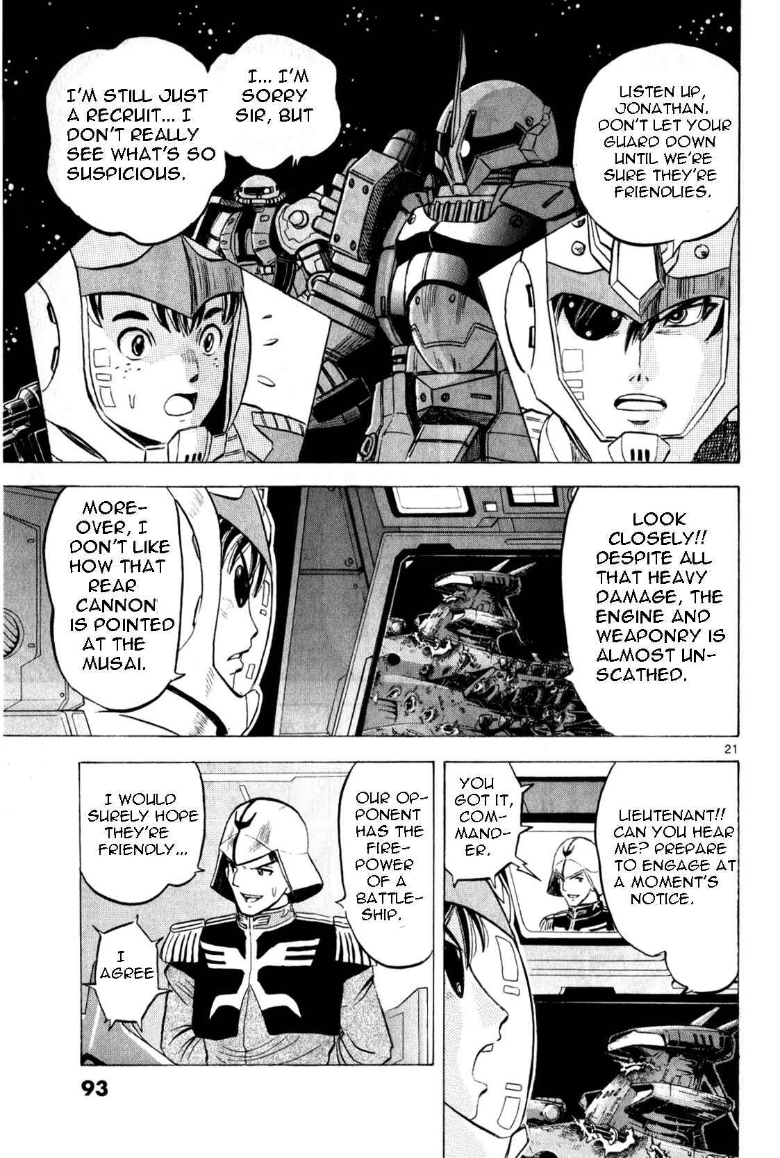 Page 21 Chapter 3 Mobile Suit Gundam - Hunter of Black Clothes