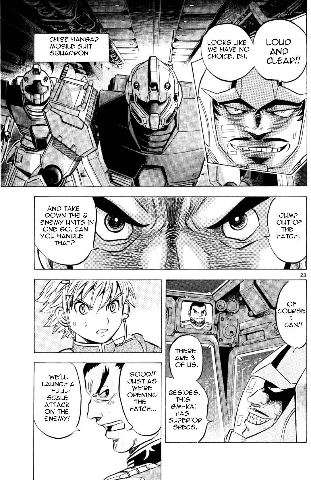 Page 23 Chapter 3 Mobile Suit Gundam - Hunter of Black Clothes