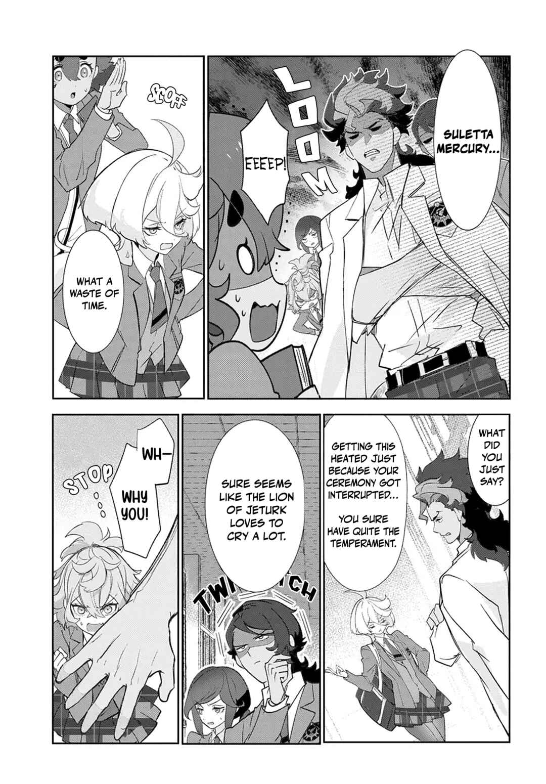 Page 13 Chapter 2 Mobile Suit Gundam: The Witch from Mercury - Frontiers in Glory Days