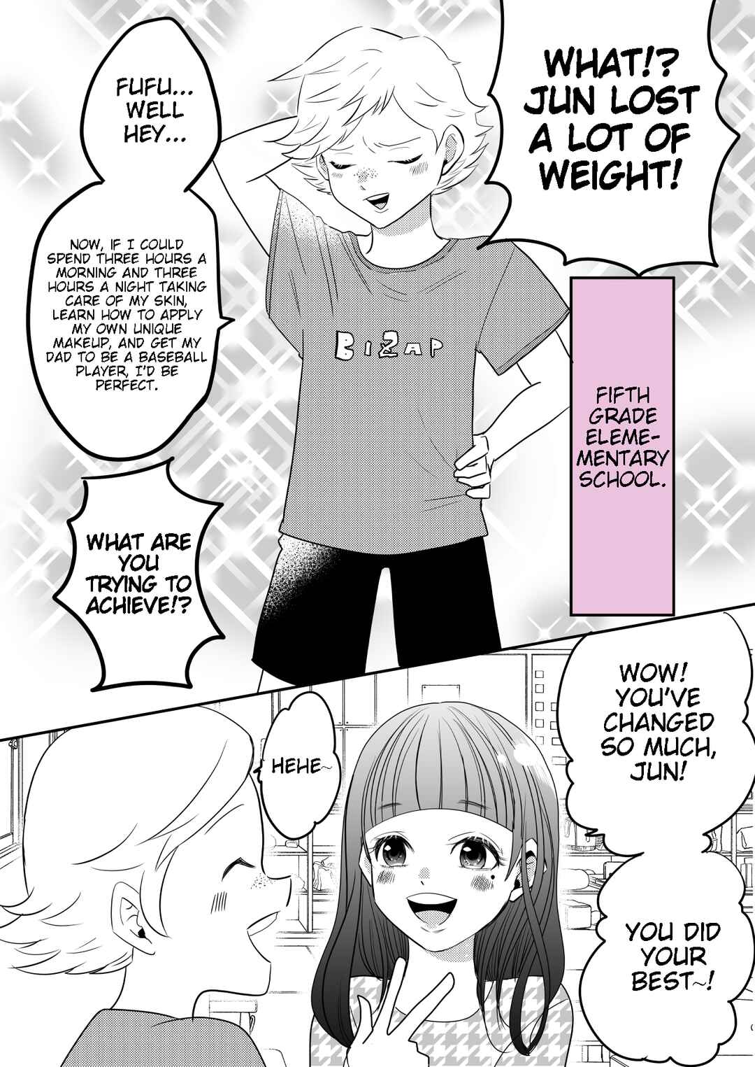 Page 1 Chapter 5 Osananajimi ni Kokuhaku Shitai Shougakusei ga 1-wa-goto ni Utsukushiku Seichou Shiteiku Hanashi.