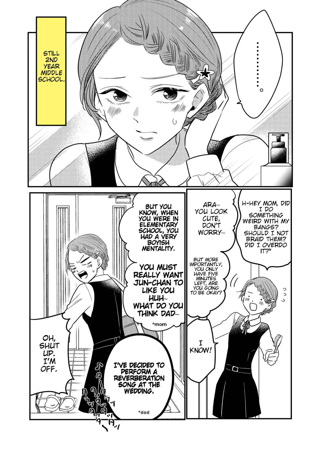 Page 1 Chapter 9 Osananajimi ni Kokuhaku Shitai Shougakusei ga 1-wa-goto ni Utsukushiku Seichou Shiteiku Hanashi.