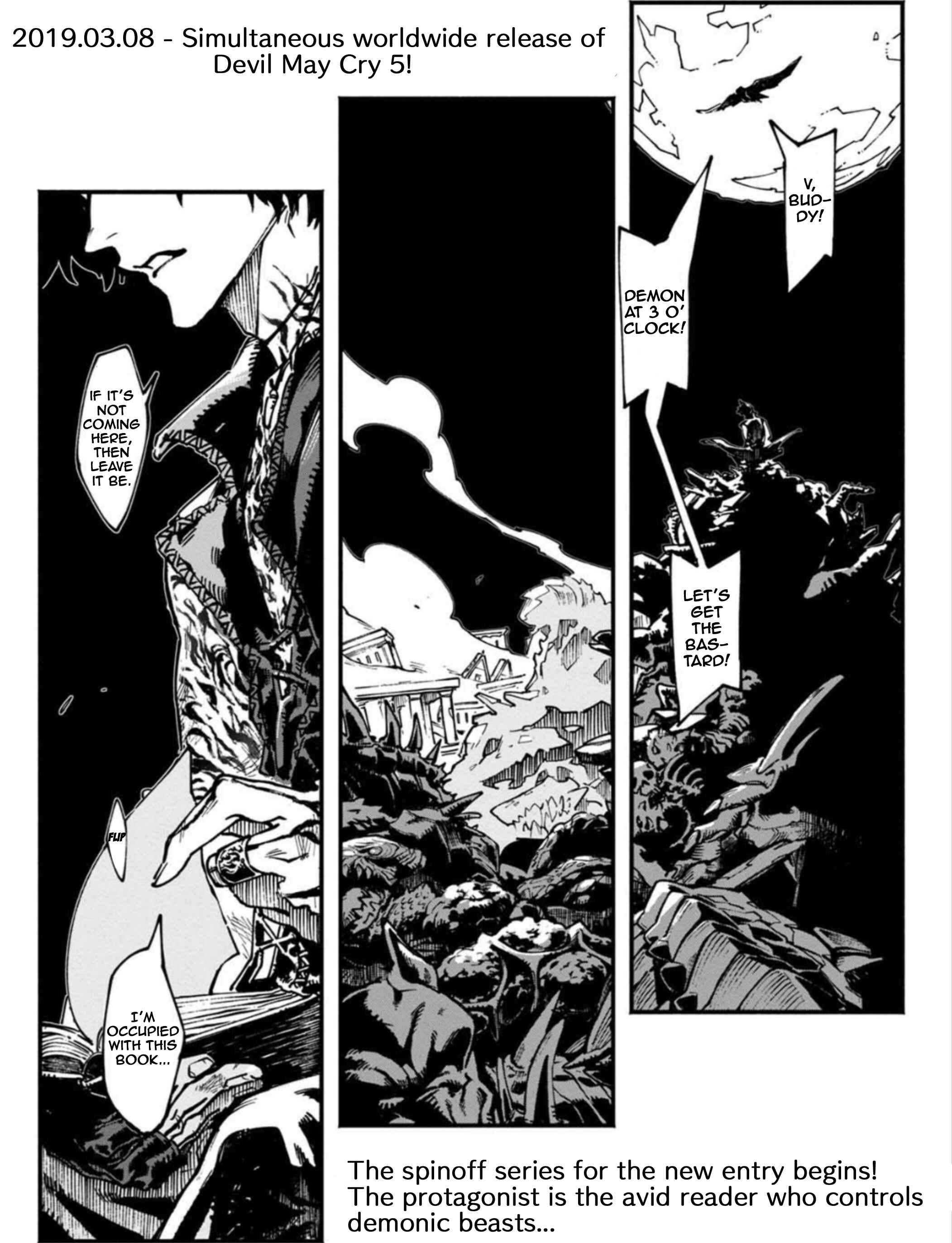 Page 1 Chapter 0 Devil May Cry 5 – Visions of V –