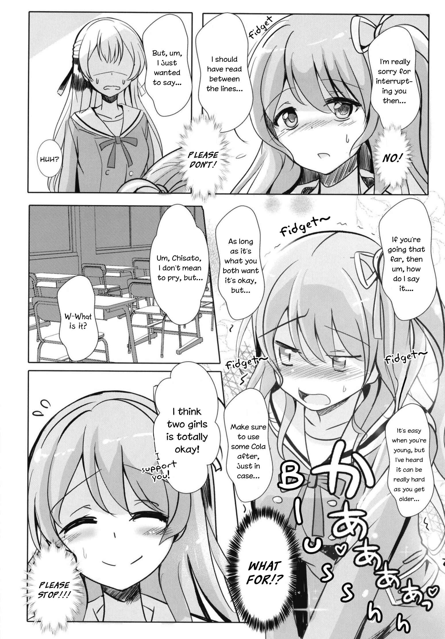 Page 10 Chapter Unknown_0e9a Bang Dream! - Shirasagi-san! No AyaChisa in the corridors! (Doujinshi)