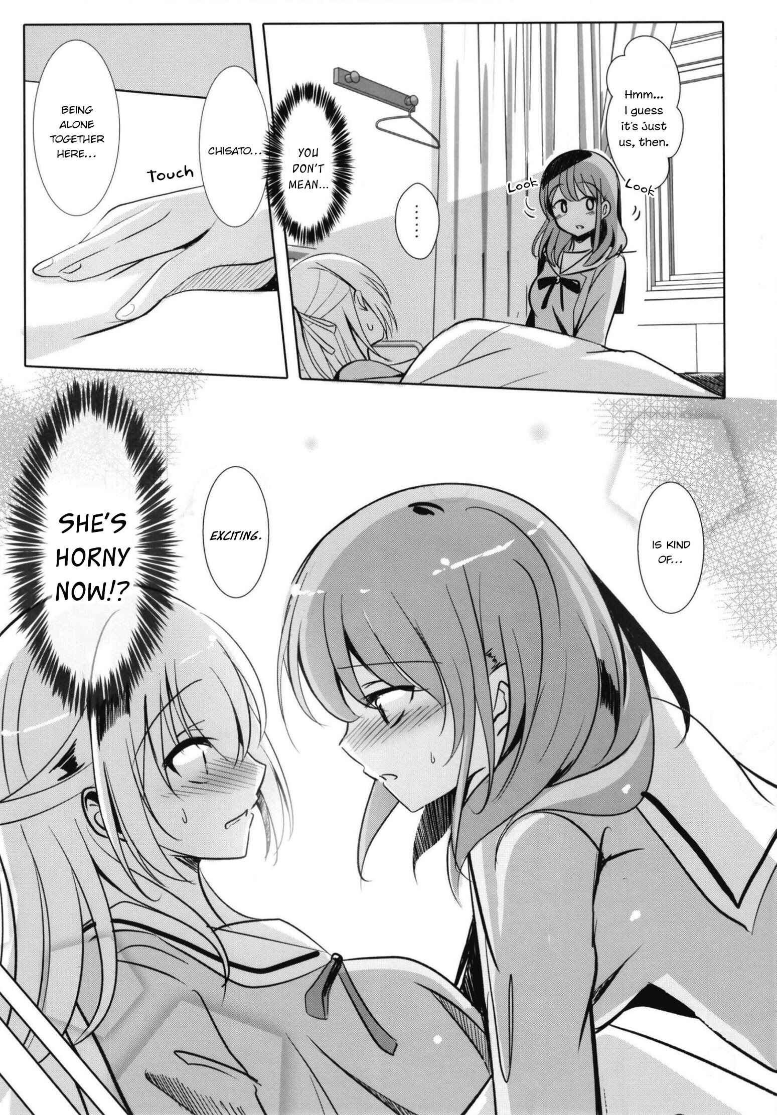 Page 19 Chapter Unknown_0e9a Bang Dream! - Shirasagi-san! No AyaChisa in the corridors! (Doujinshi)