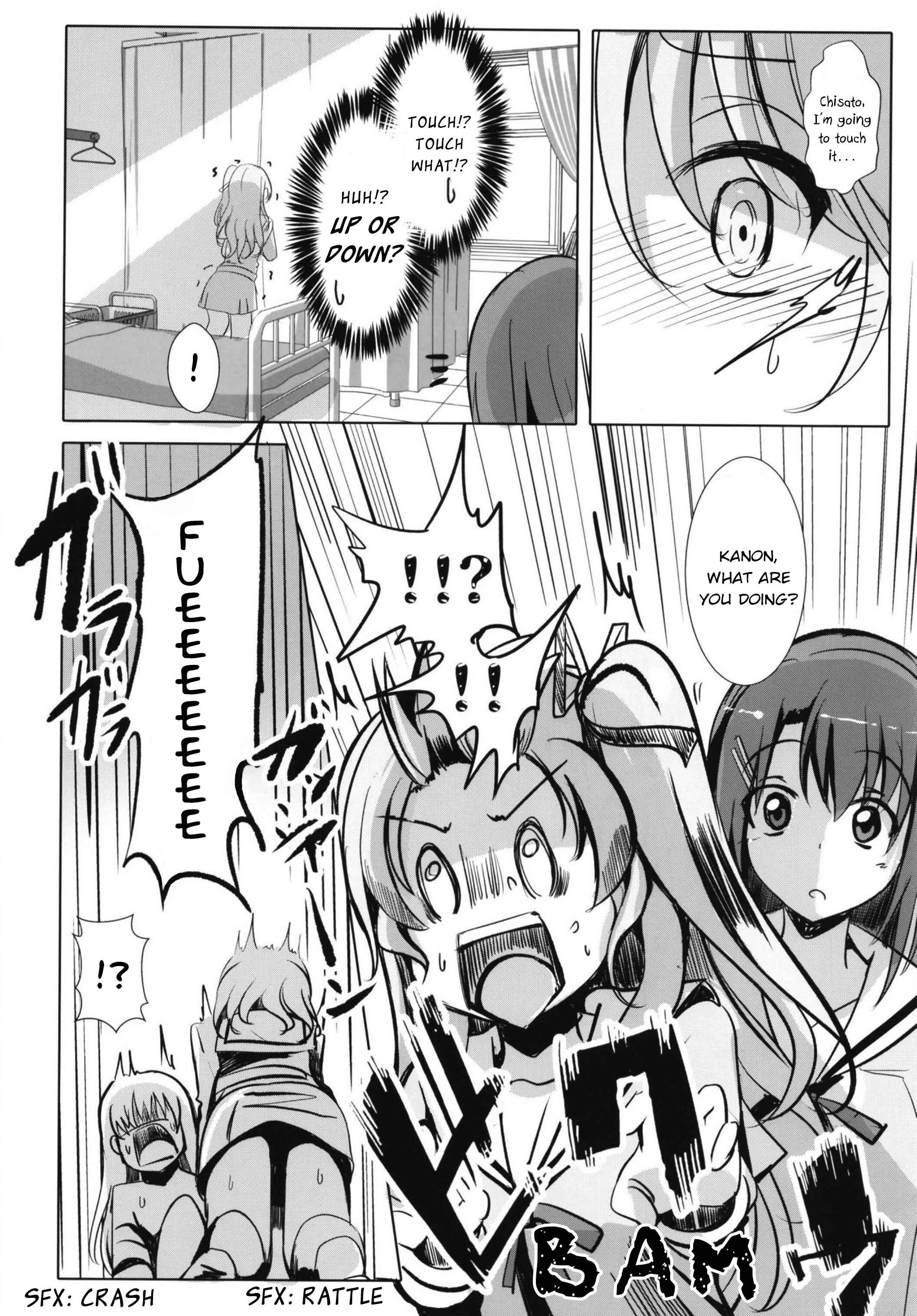 Page 22 Chapter Unknown_0e9a Bang Dream! - Shirasagi-san! No AyaChisa in the corridors! (Doujinshi)