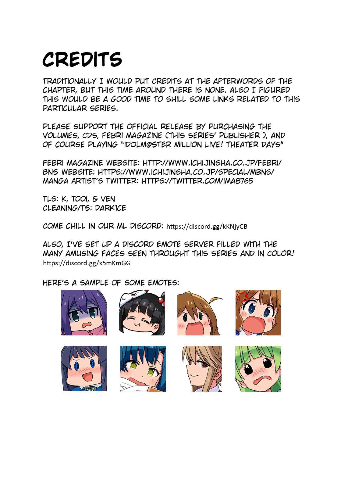 Page 12 Chapter 15.5 THE iDOLM@STER Million Live! Theater Days - Brand New Song