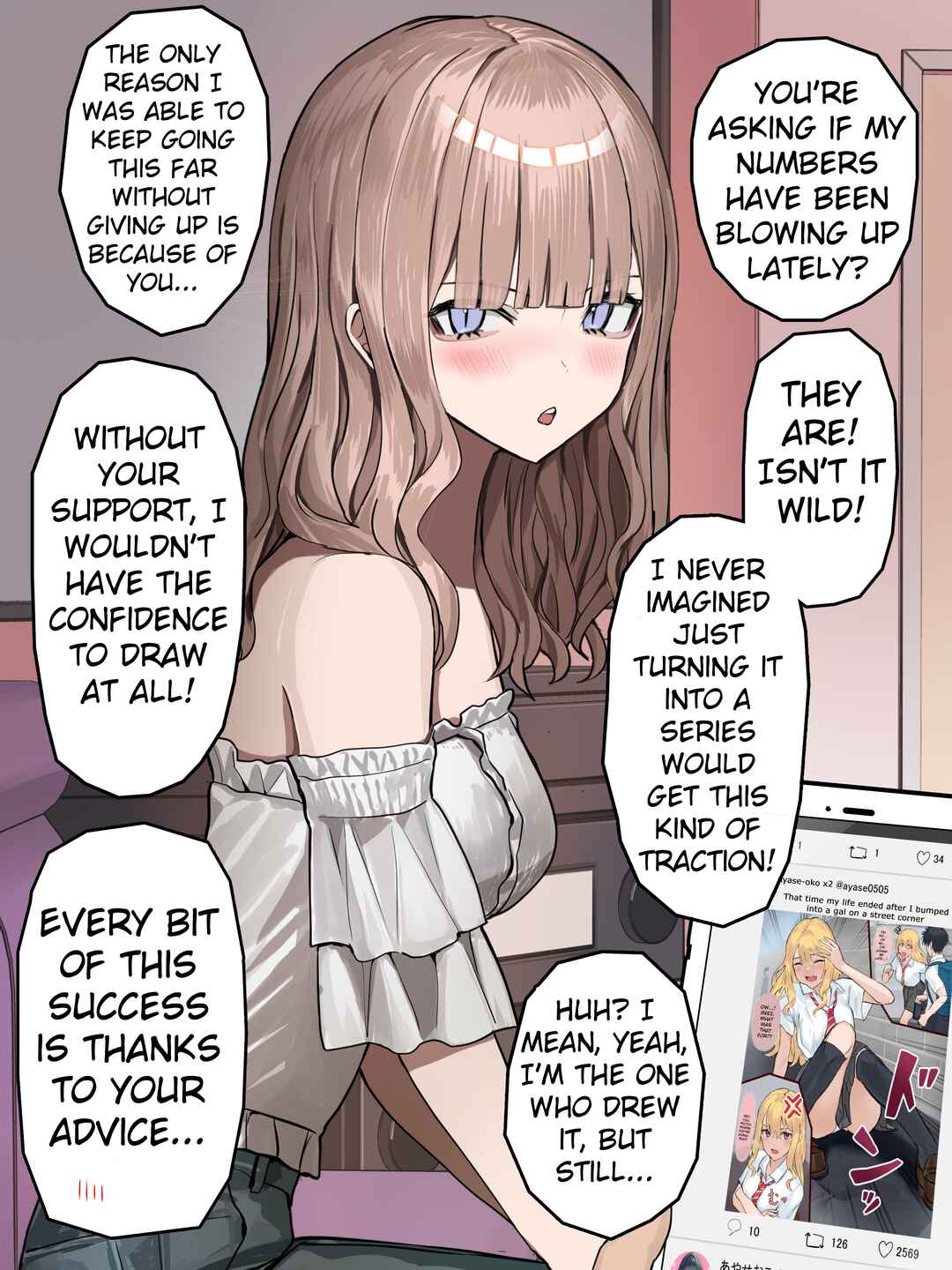 Page 1 Chapter 27 Jojoni Deremi ga Mashiteku Tsundere Gyaru