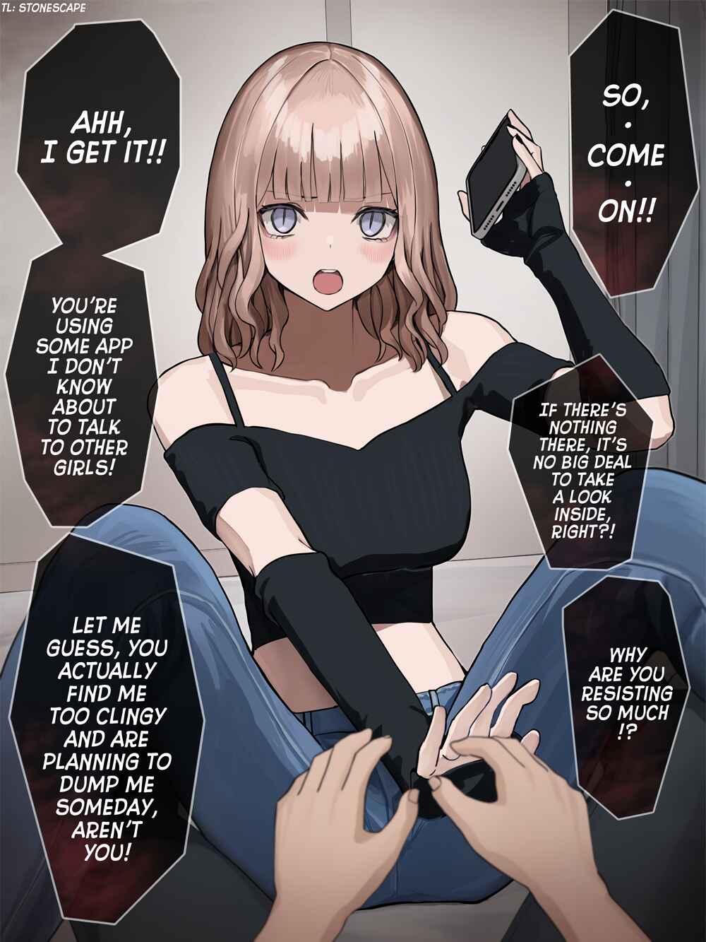 Page 1 Chapter 12 Jojoni Deremi ga Mashiteku Tsundere Gyaru