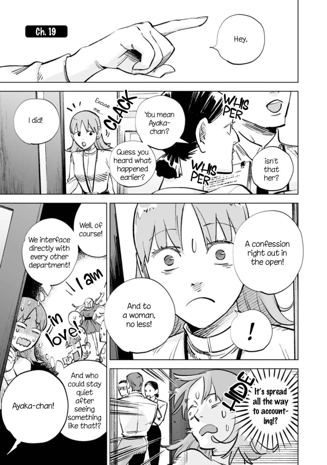 Page 1 Chapter 19 Ayaka is in Love with Hiroko!
