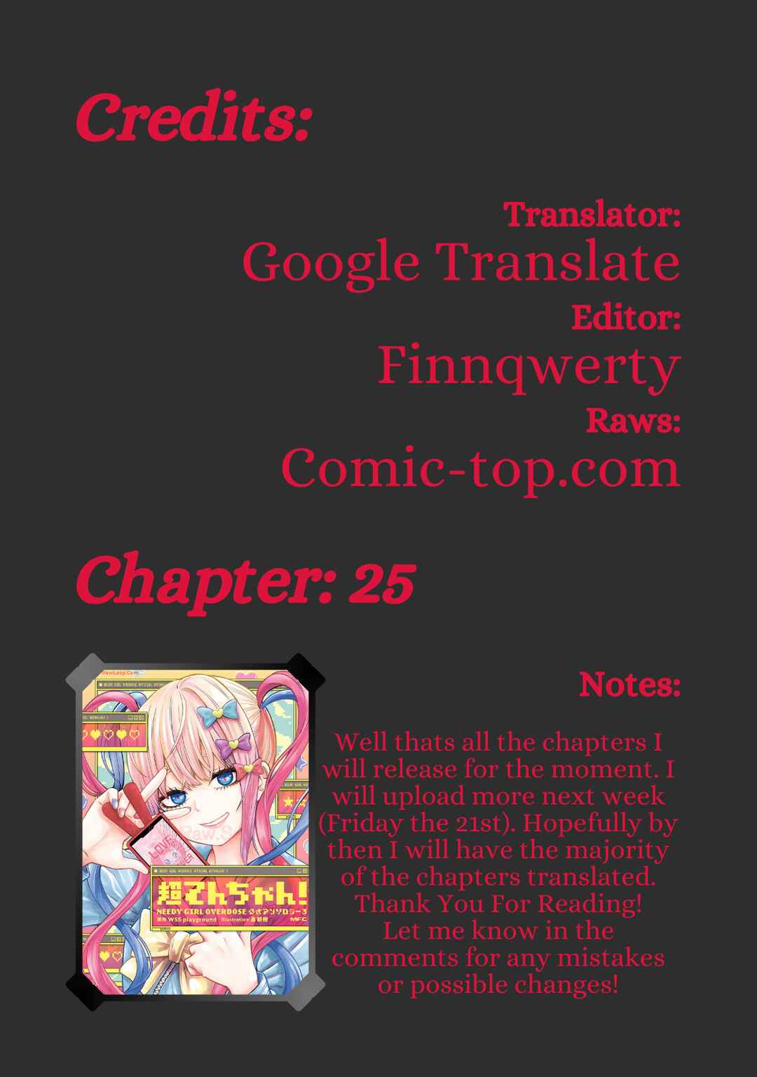 Page 12 Chapter 25 Chou Ten-chan! NEEDY GIRL OVERDOSE Koushiki Anthology