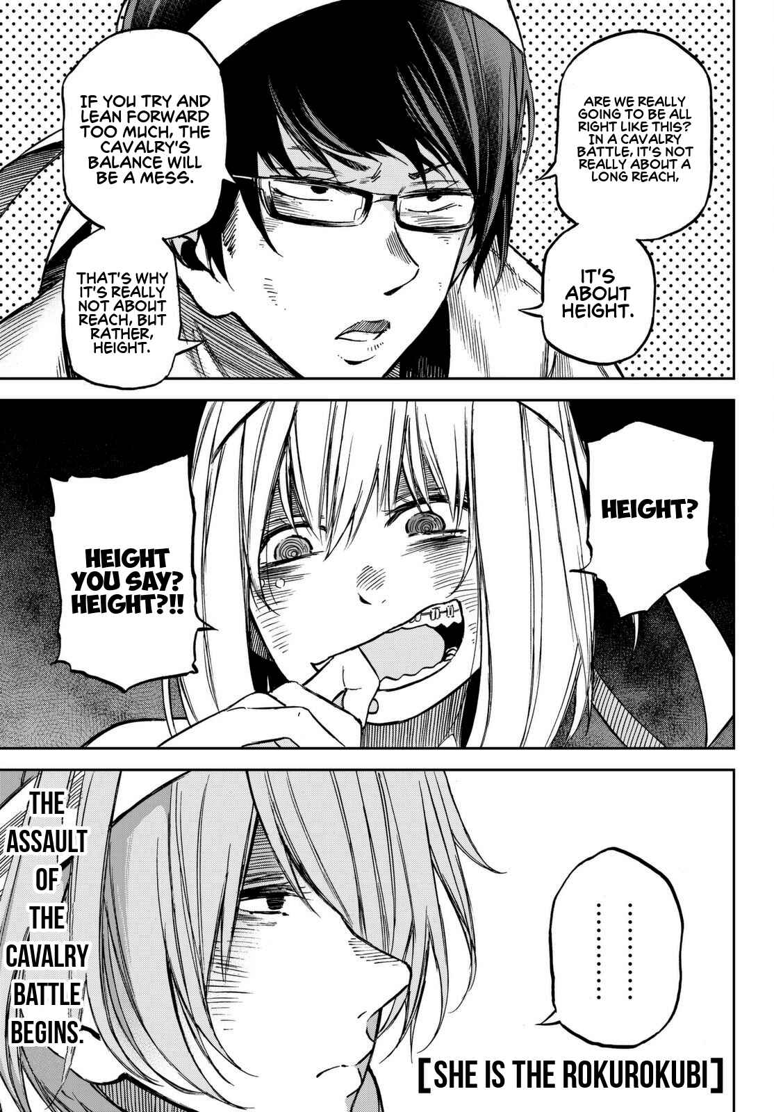 Page 1 Chapter 18 Kanojo wa Rokurokubi