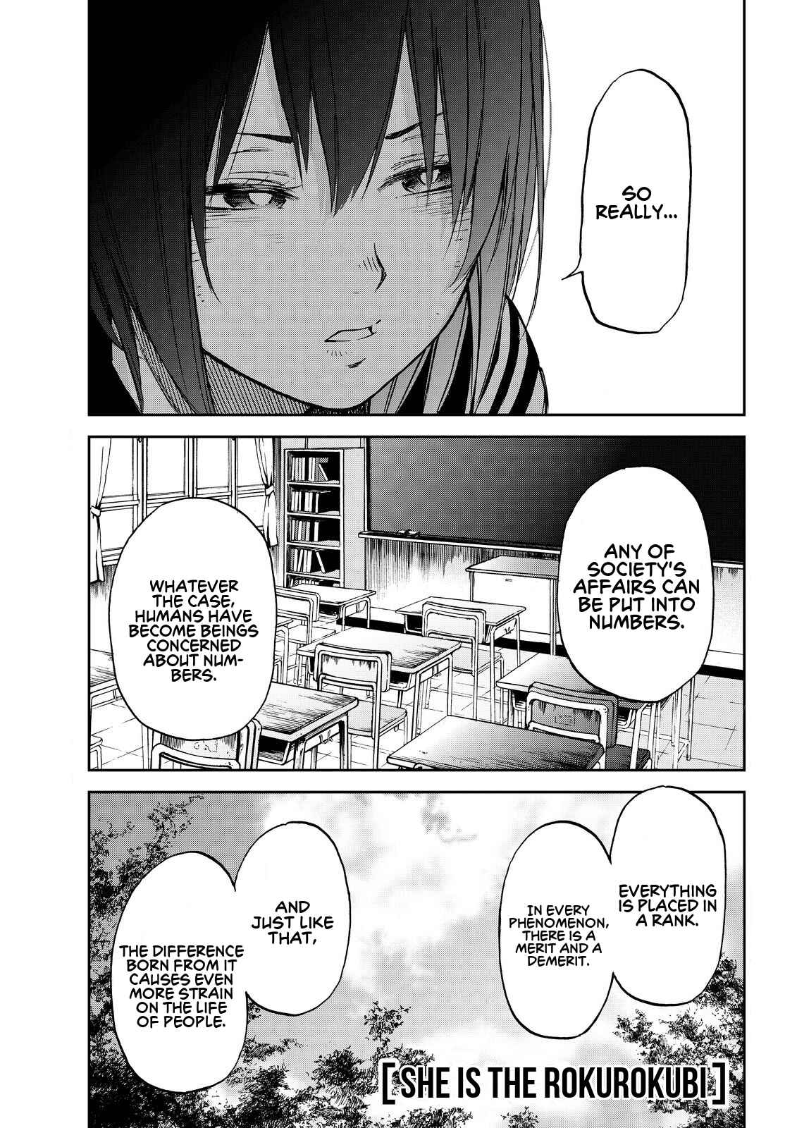 Page 1 Chapter 12 Kanojo wa Rokurokubi
