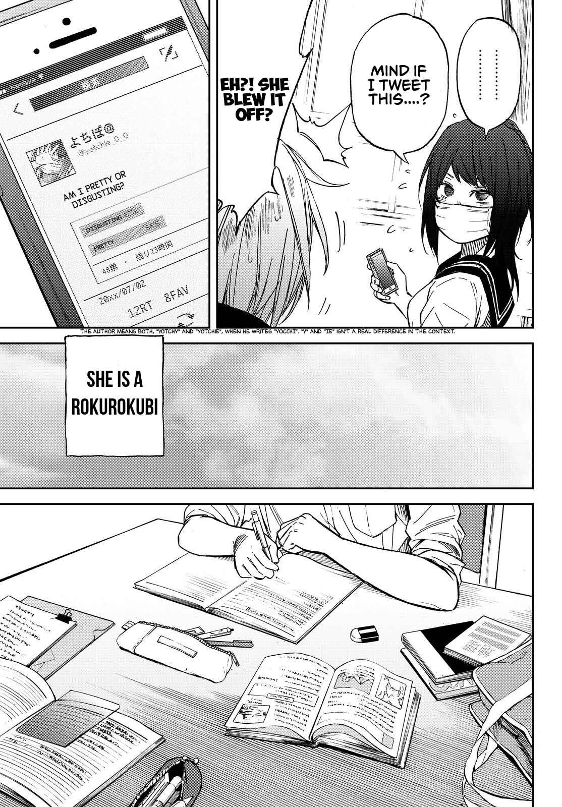 Page 9 Chapter 12 Kanojo wa Rokurokubi