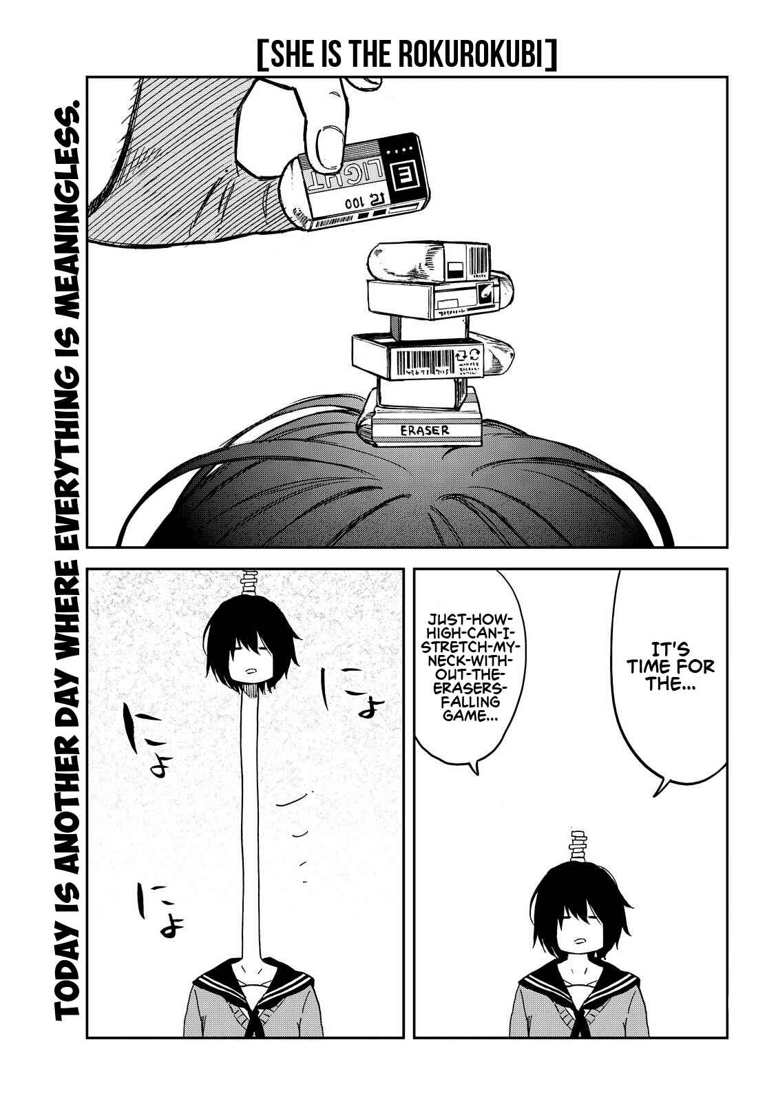 Page 1 Chapter 19 Kanojo wa Rokurokubi