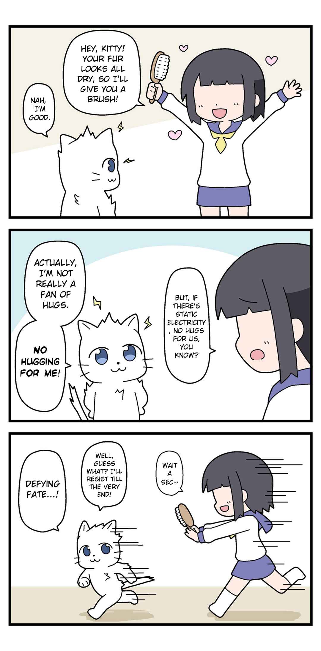 Page 1 Chapter 3 Neko-chan to Fuwafuwa Burashi