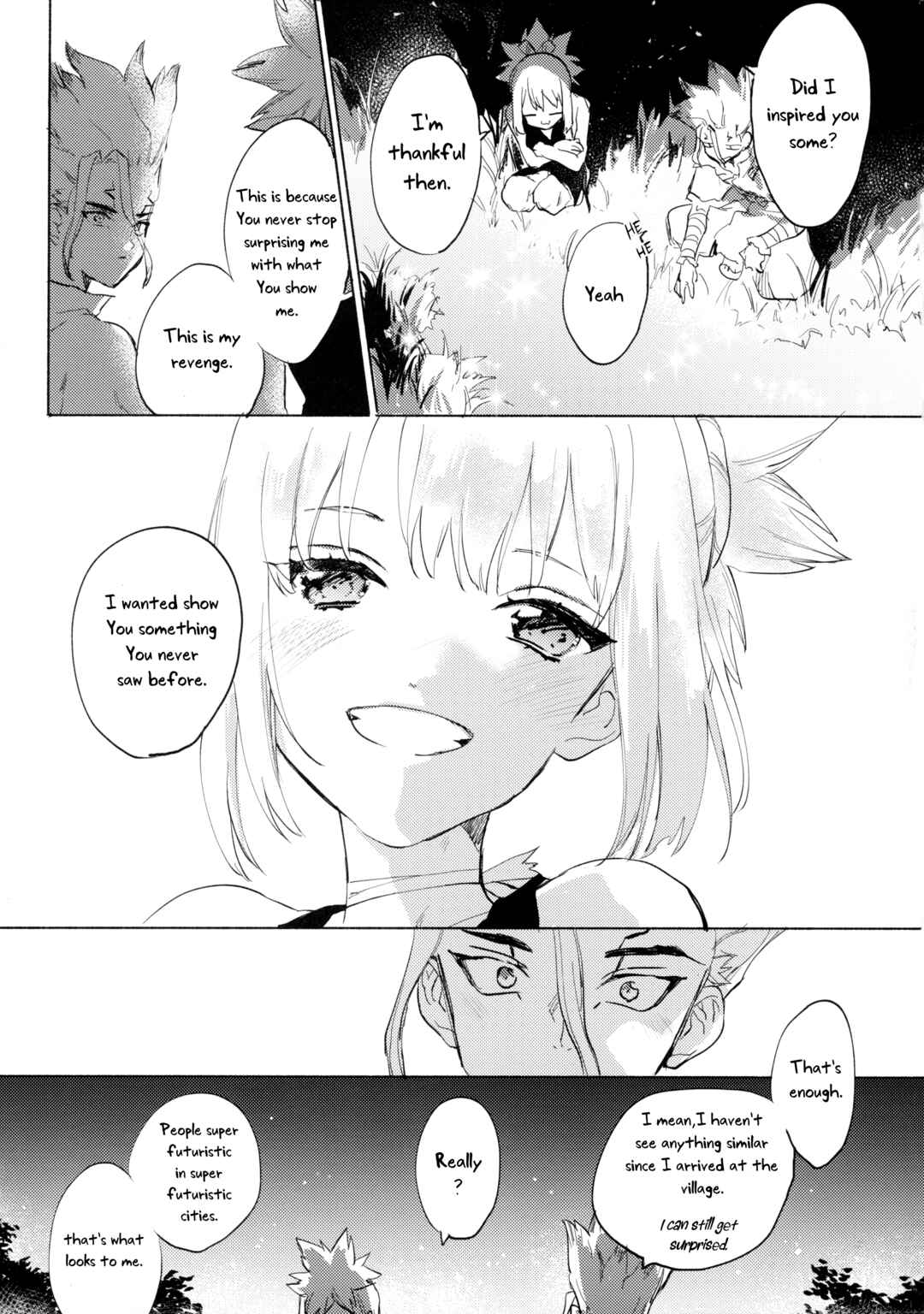 Page 22 Chapter Unknown_876c Dr.STONE - Sekki Sekai de Mabushii Natsu (Doujinshi)