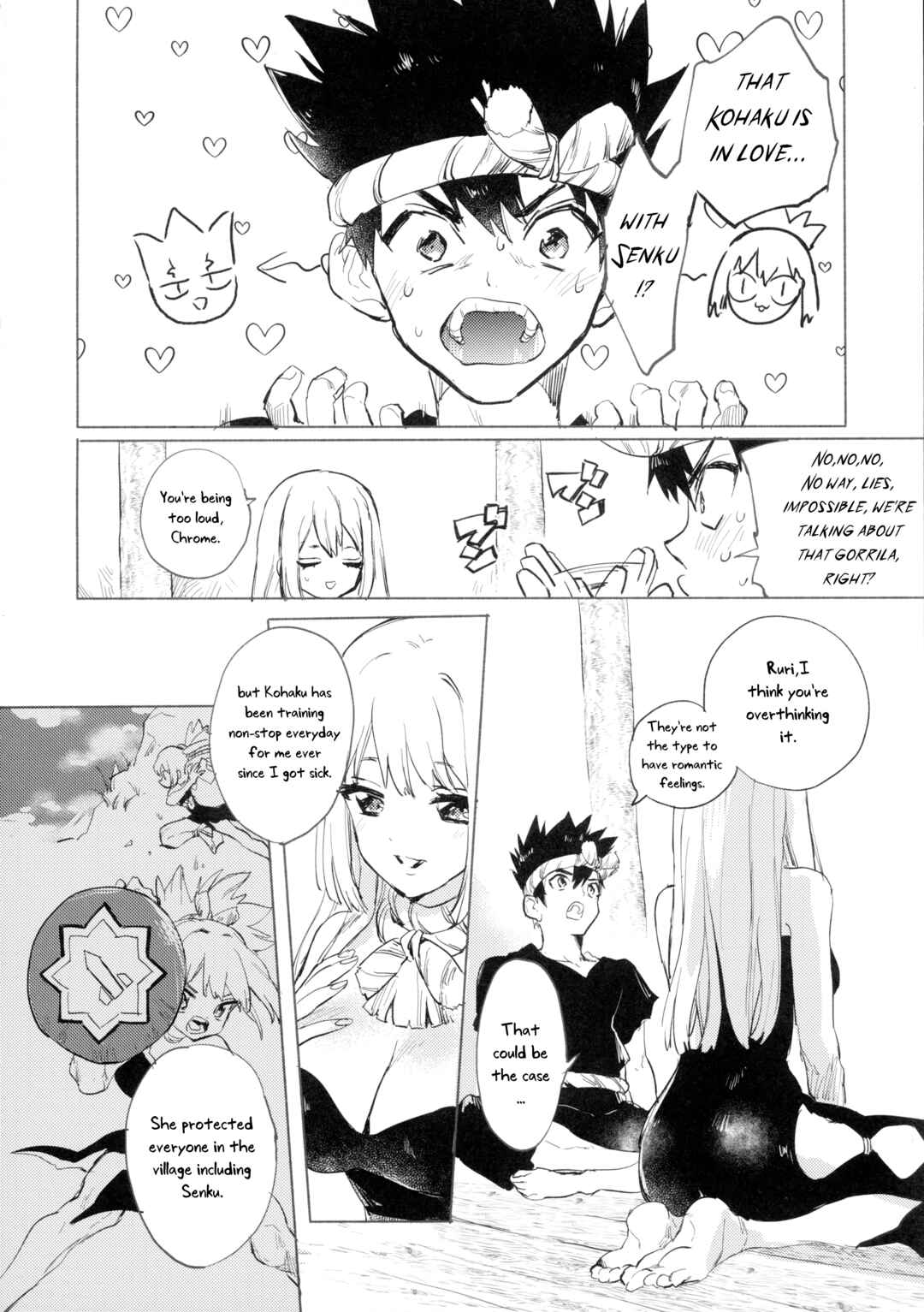 Page 3 Chapter Unknown_876c Dr.STONE - Sekki Sekai de Mabushii Natsu (Doujinshi)