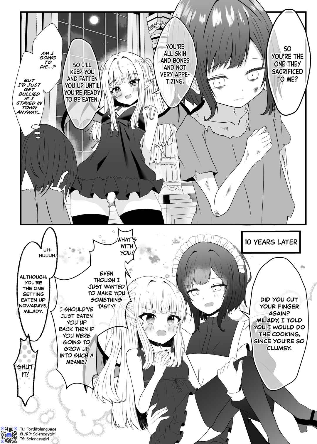 Page 1 Chapter 1 Kyuuketsuki ni Kawareta Shoujo no Juunen-go