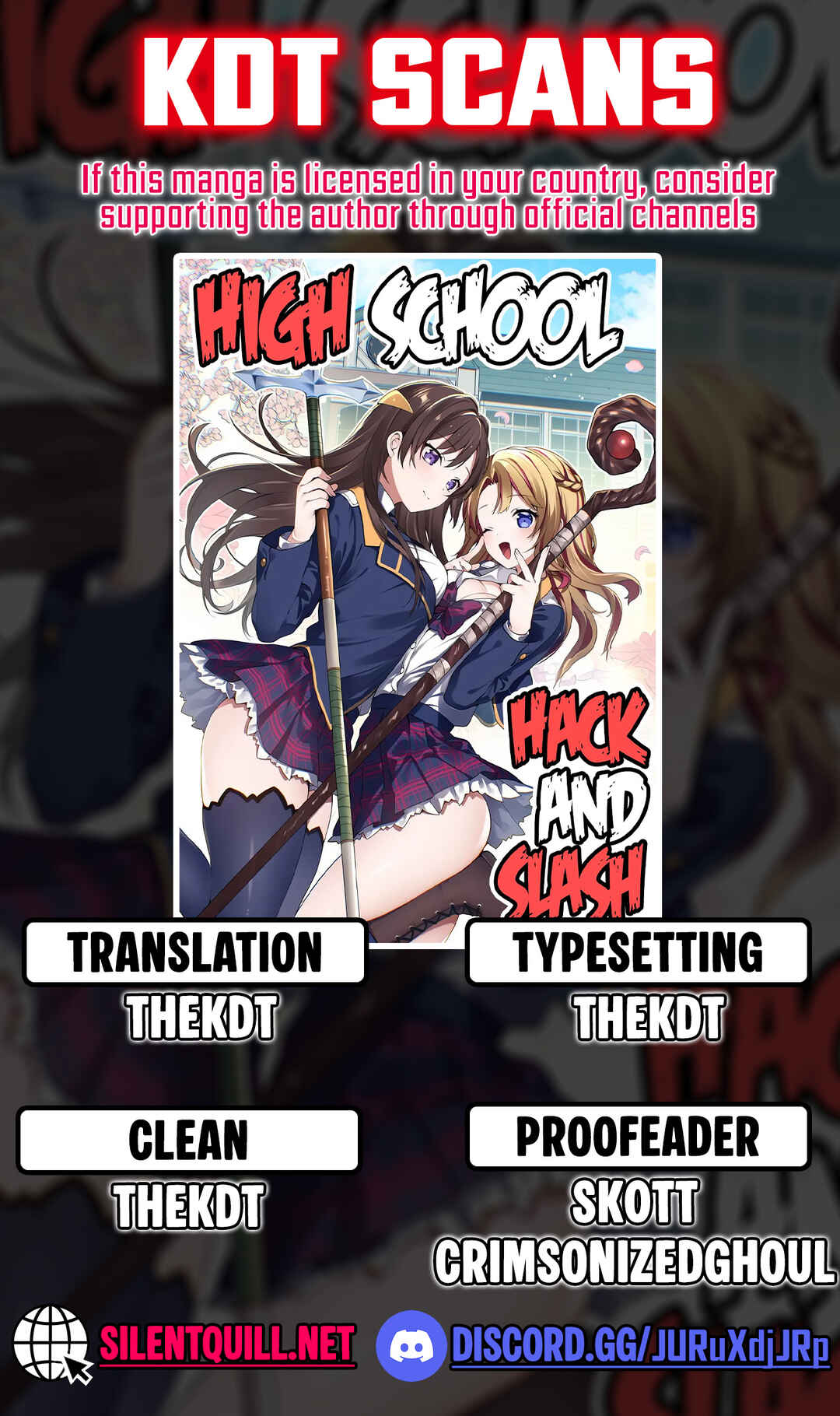 Page 1 Chapter 3 High School Hack and Slash