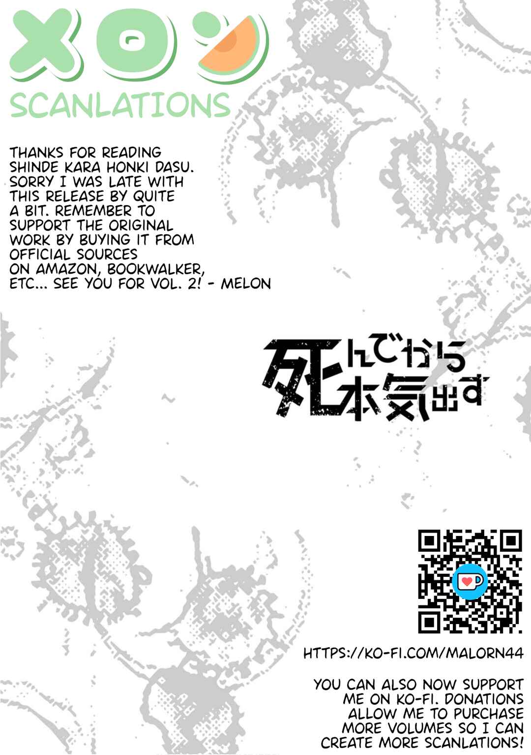 Page 10 Chapter 7.5 Shinde Kara Honki Dasu