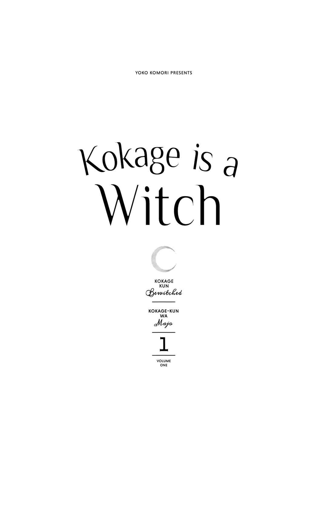 Page 2 Chapter 0 Kokage-kun Bewitched