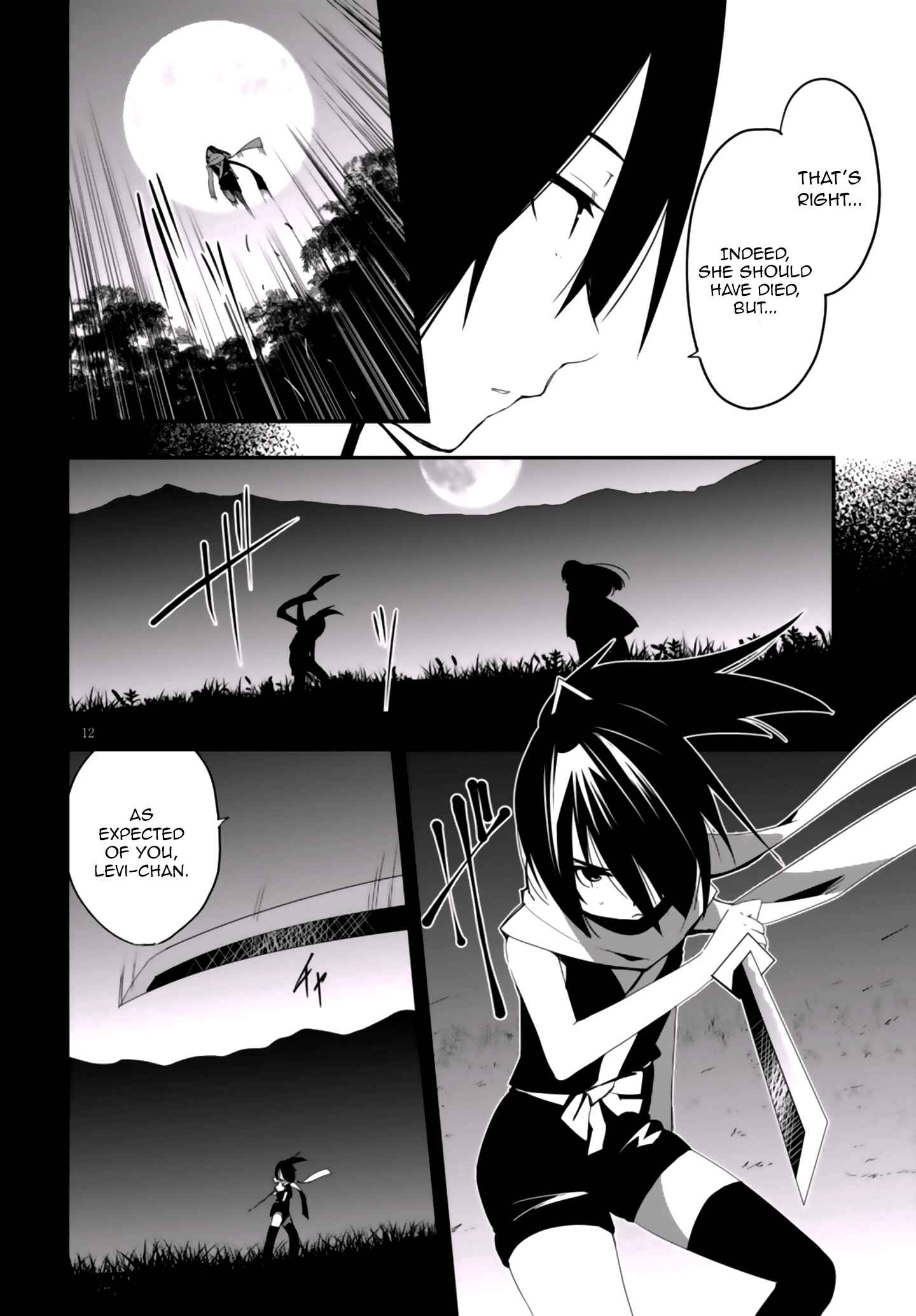 Page 12 Chapter 10 Trinity Seven: Levi Ninden