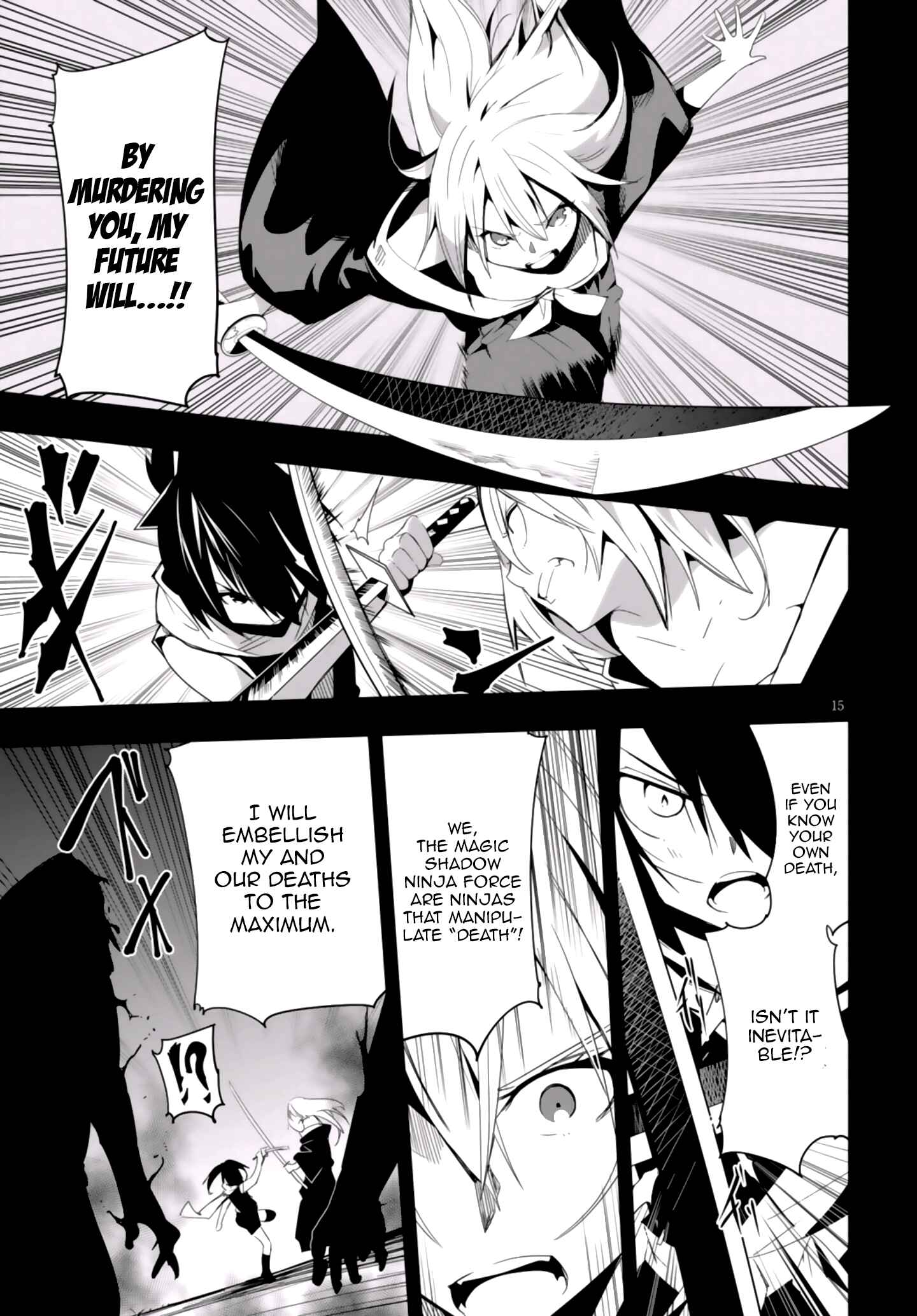 Page 15 Chapter 10 Trinity Seven: Levi Ninden
